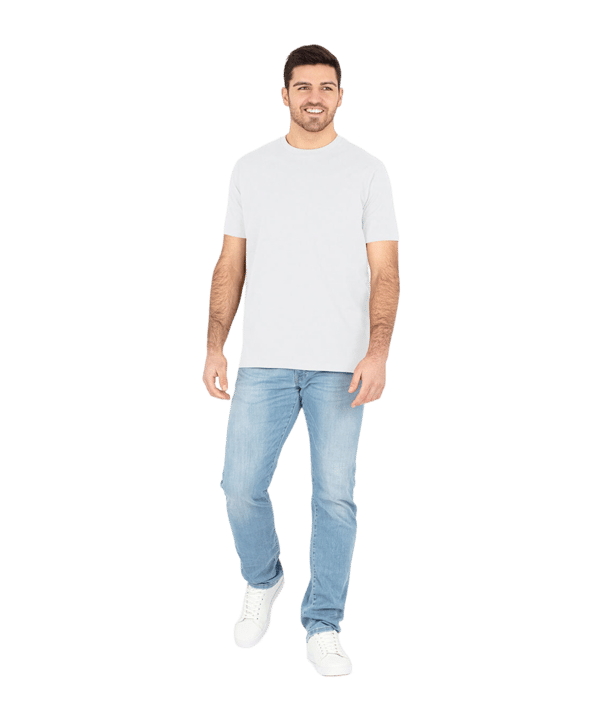JAKO Organic Stretch T-Shirt Weiss F000 - weiss