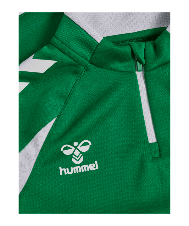 hummel Core 2.0 Half Zip Top Kids Grün F6129 - gruen
