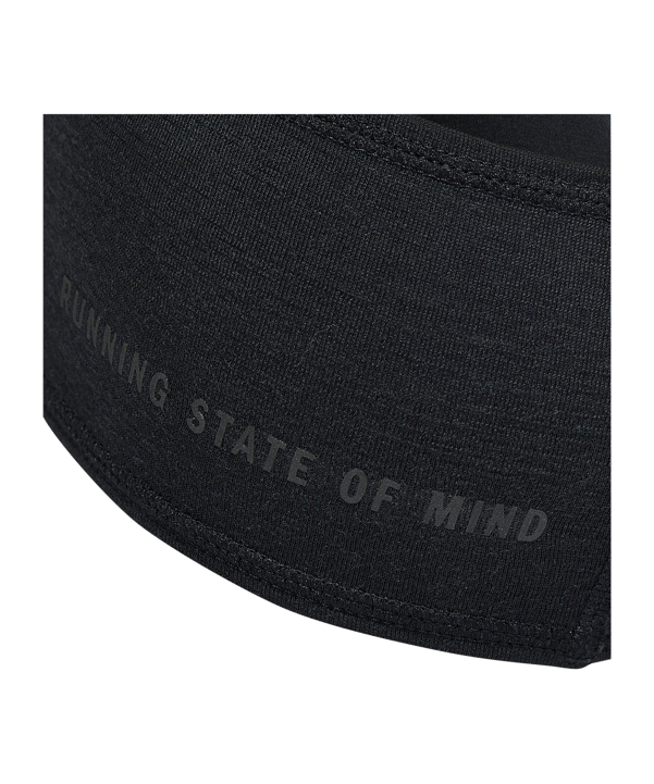 adidas Running Merino Stirnband Schwarz - schwarz
