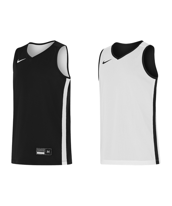 Nike Team25 Basketball Stock Reversible Trikot Kids Schwarz F010 - schwarz