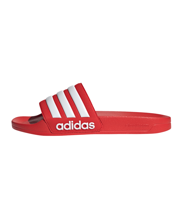 adidas Cloudfoam Adilette Shower Regular Rot Weiss - rot