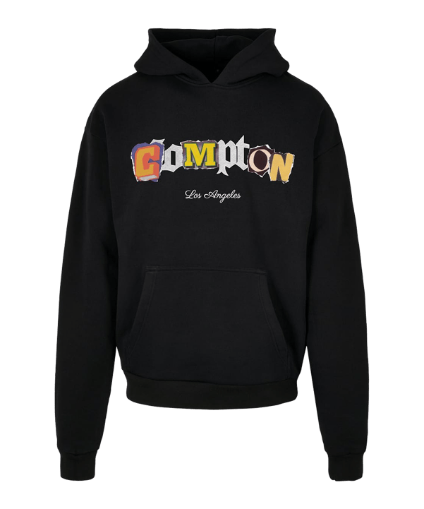 Mister Tee Compton L.A. Oversized Hoody Schwarz - schwarz