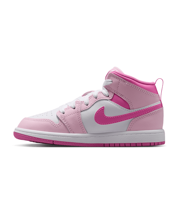 Jordan 1 Mid Bambini Rosa C601 - rosa