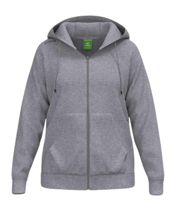Erima TS Kapuzenjacke Damen Grau - grau