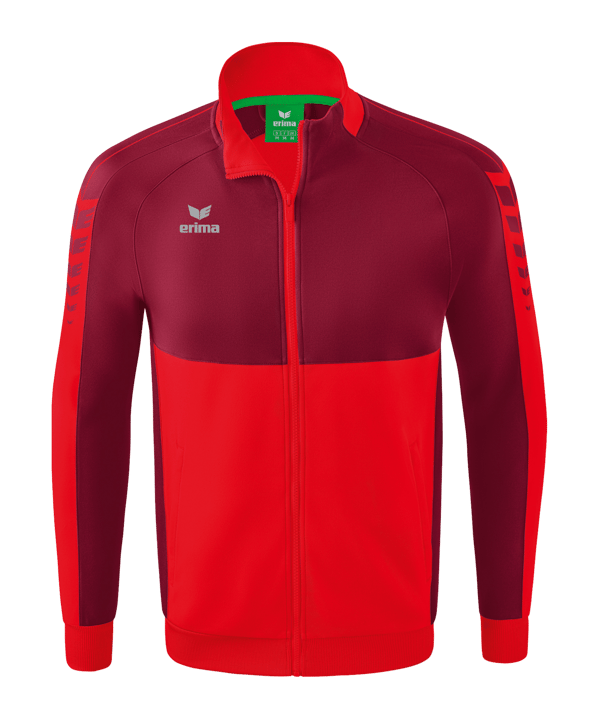Erima Six Wings Trainingsjacke Kids Rot - rot