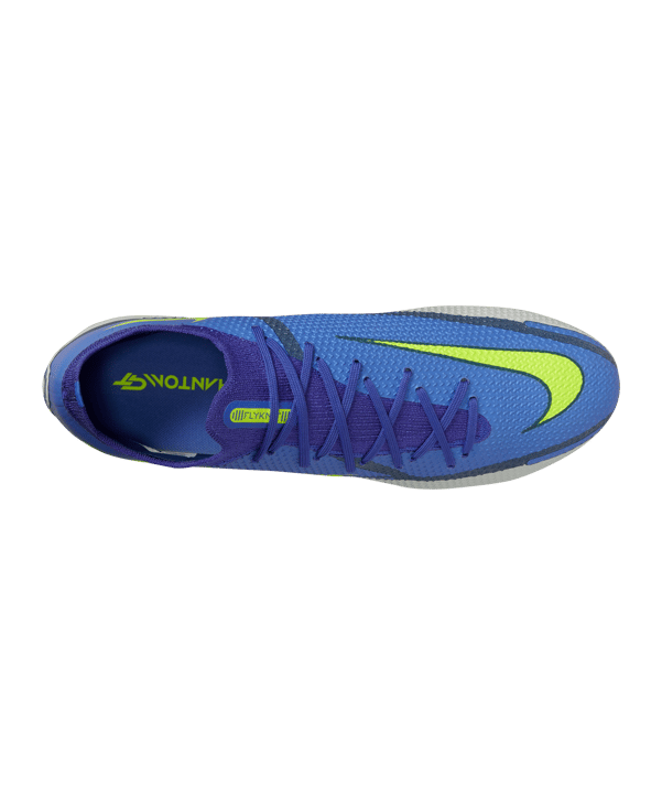 Nike Phantom GT2 Recharge Elite FG Blau Gelb Grau F570 - blau