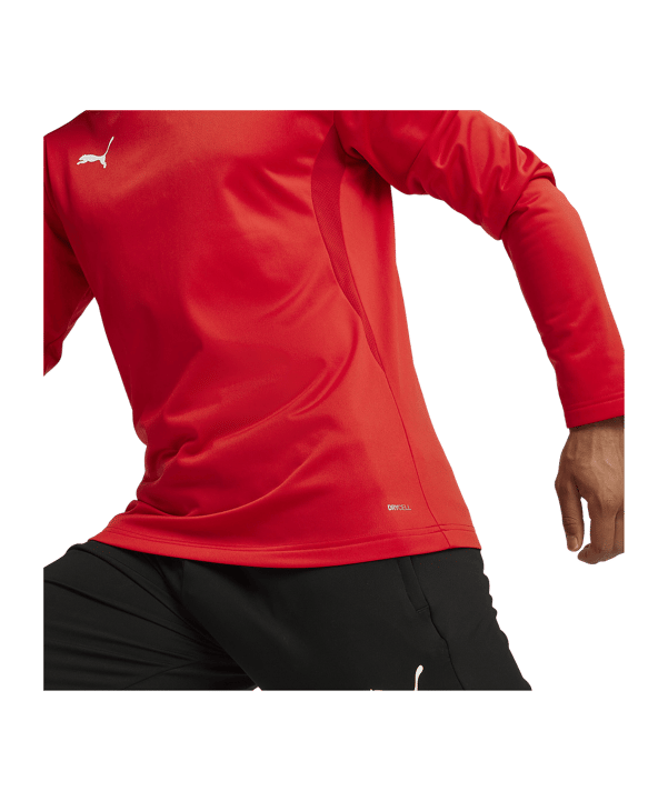 PUMA teamGOAL Training Sweatshirt Rot F01 - rot