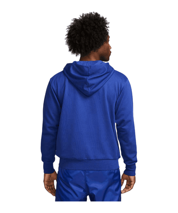 Nike Standard Issue Chain Hoody Blau Weiss F455 - blau