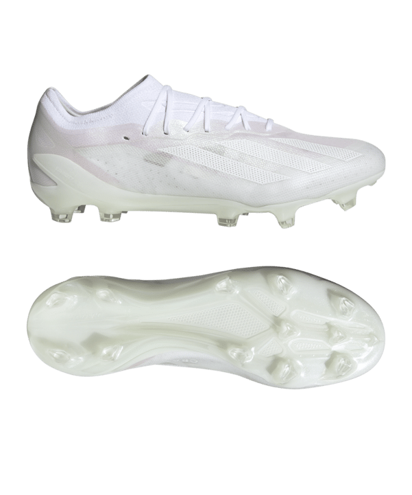 adidas X Crazyfast.1 FG Pearlized Weiss - weiss