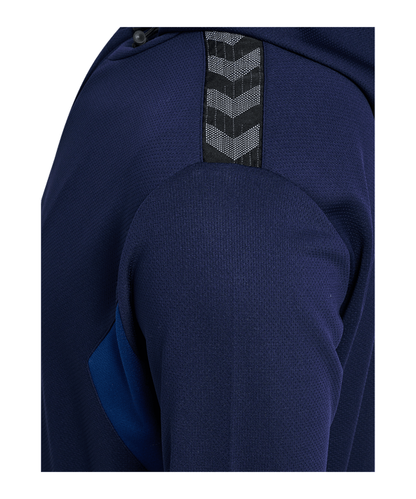 Hummel Authentic Pl Kapuzenjacke Blau F7026 - blau