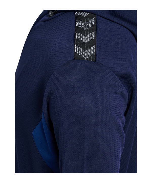Hummel Authentic Pl Kapuzenjacke Blau F7026 - blau