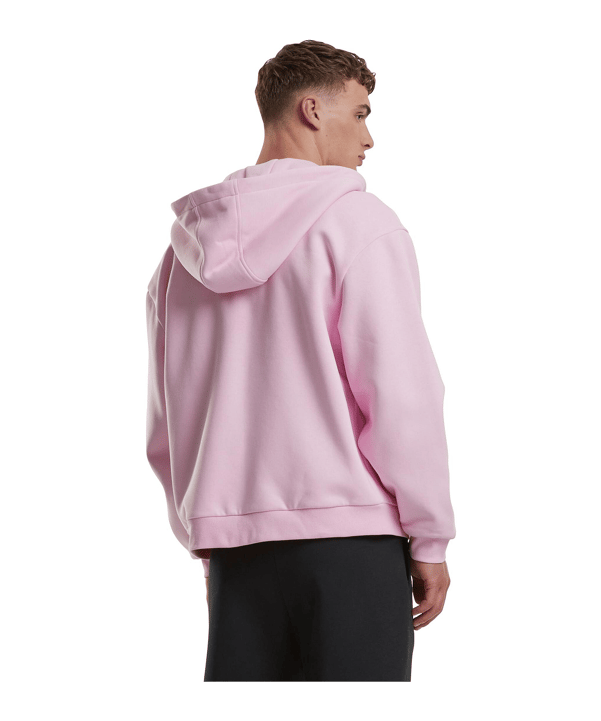 Urban Classic Fluffy Kapuzenjacke Rosa - rosa