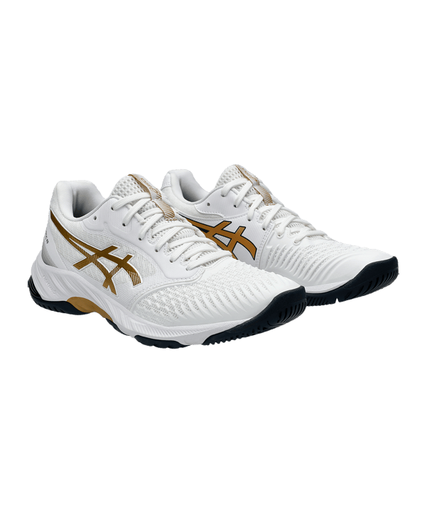 Asics Netburner Ballistic FF 2 Schuh Damen Weiss F110 - weiss