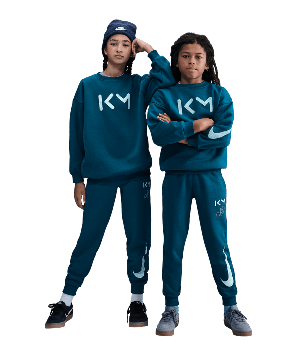 Nike Kylian Mbappe Club Jogginghose Kids Grün F301 - gruen