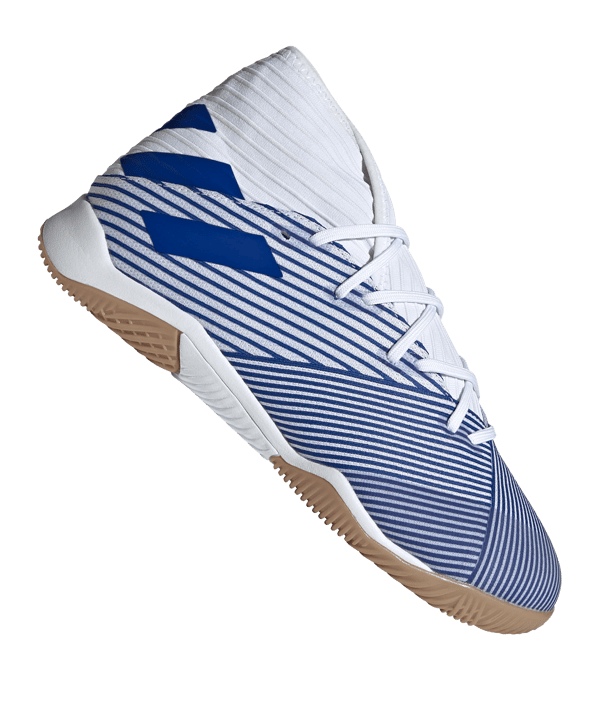 adidas NEMEZIZ Mutator 19.3 IN Halle Weiss Blau - weiss