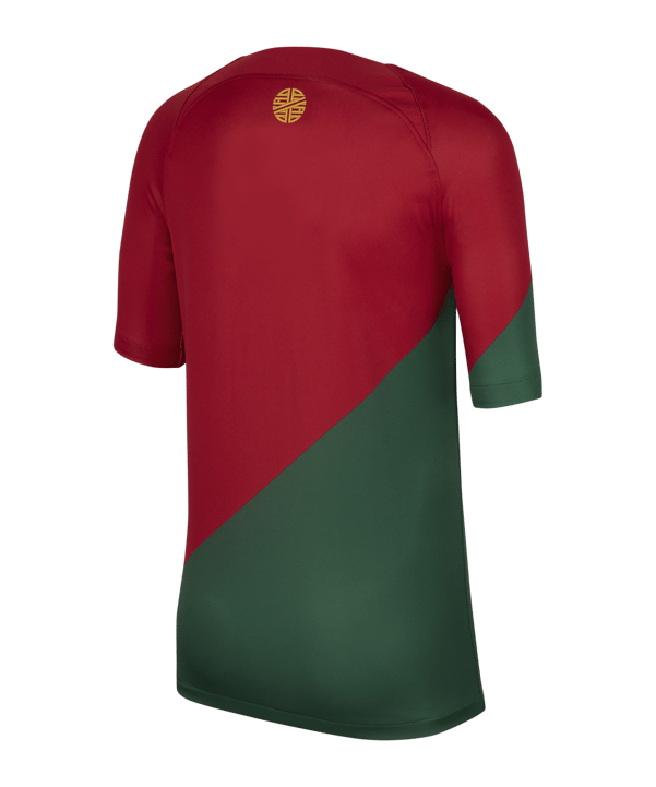 Nike Portugal Trikot Home WM 2022 Kids Rot F628 - rot