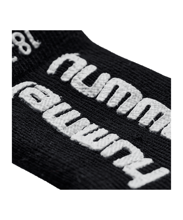 Hummel Mini Non Slip 3-Pack Socken Kids Schwarz F2001 - schwarz
