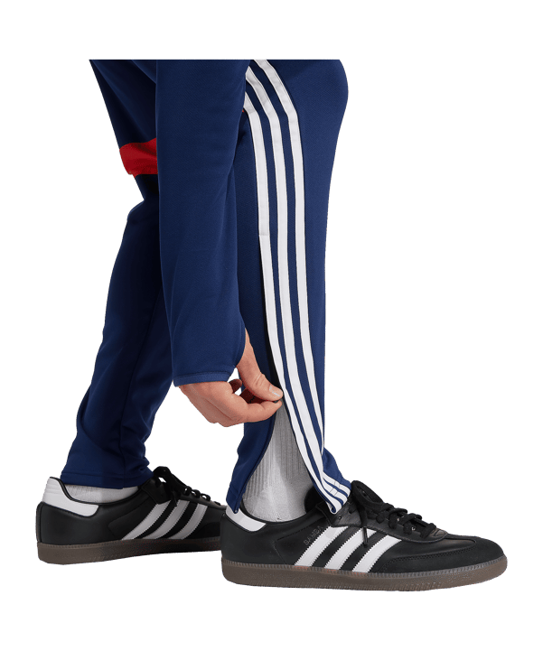 adidas Tiro25 Essentials Winterized Trainingshose Blau - blau