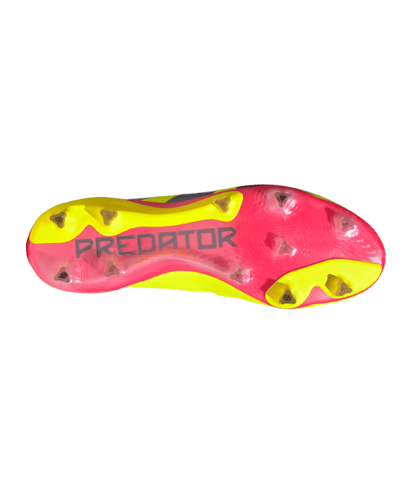 adidas Predator Elite FG Energy Citrus Gelb Schwarz Rot - gelb