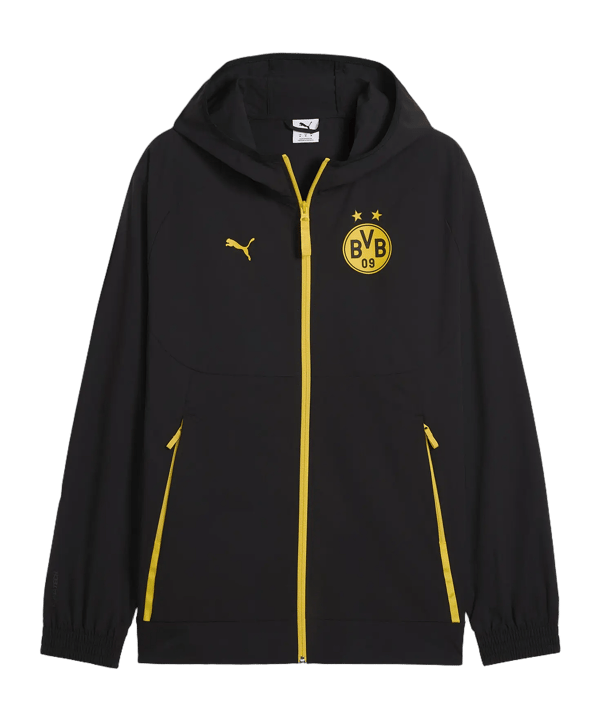 PUMA Borussia Dortmund PUMATECH Woven Giacca Nero C07 - nero