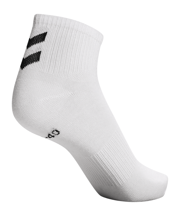 Hummel Chevron 6-Pack Mid Cut Socken Weiss F9425 - weiss