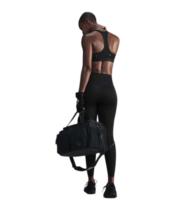 Nike Swoosh Sport-BH Damen Schwarz F010 - schwarz