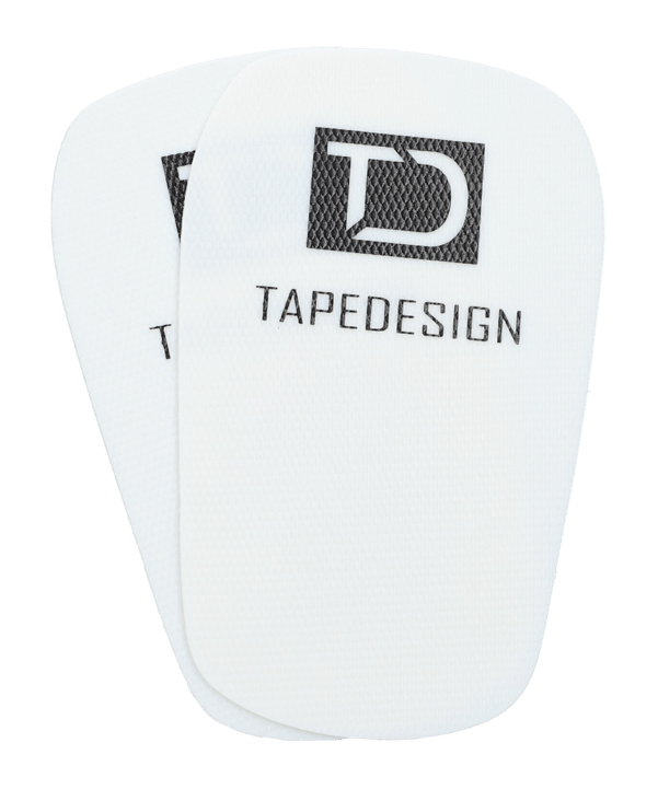 Tapedesign Performance Shinguards Schienbeinschoner Weiss - weiss