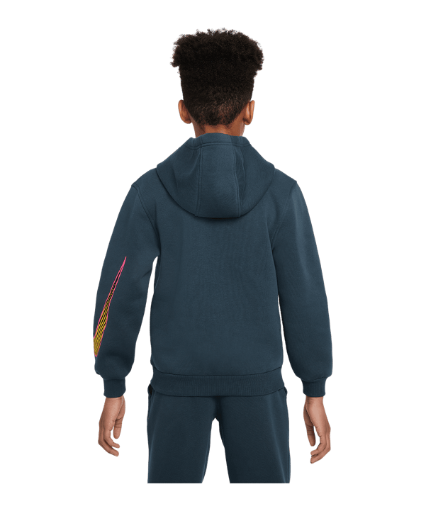 Nike Kylian Mbappe Club Hoody Kids Blau F478 - blau