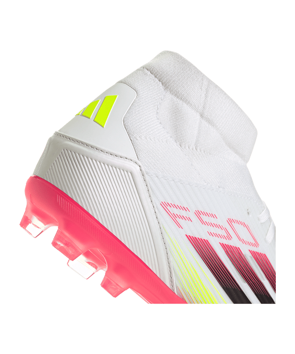 adidas F50 League Mid FG Pure Victory Weiss - weiss