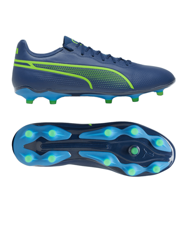 PUMA KING Pro FG/AG Blau Grün F02 - blau