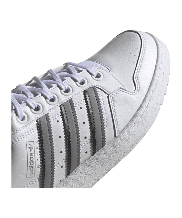 adidas Originals NY 90 Stripes Weiss Grau Schwarz - weiss