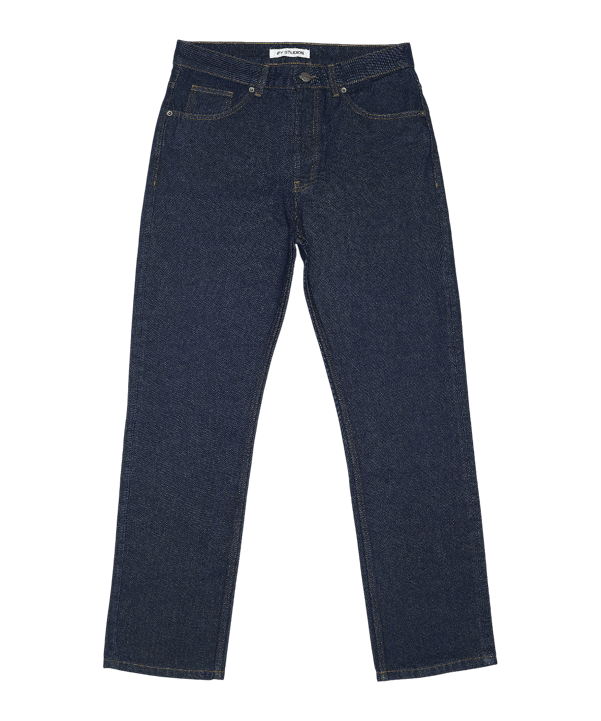 2Y Studios Gabrie Basic Straight Jeans Hose Blau - blau