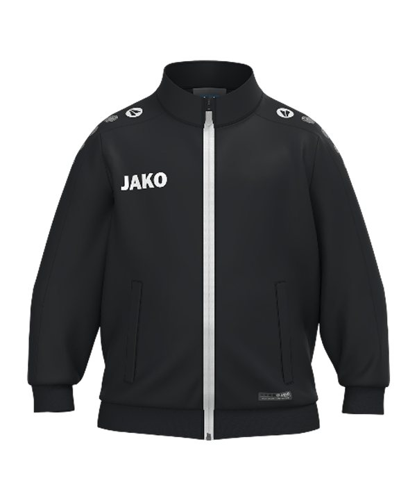 JAKO One Trainingsjacke Kids Schwarz F800 - schwarz