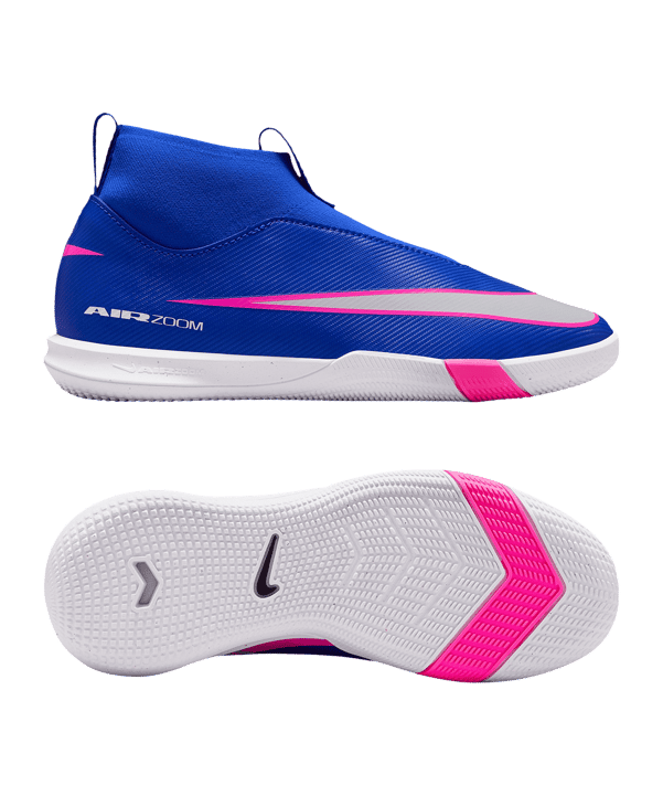 Nike Air Zoom Mercurial Superfly X Academy IN Attack Kids Blau F446 - blau