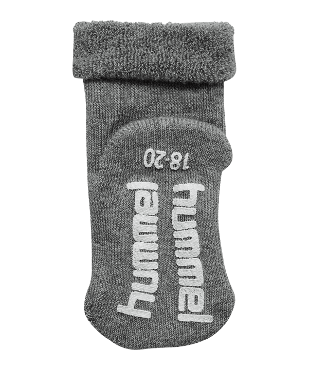 Hummel Mini Non Slip 3-Pack Socken Kids Grau F2006 - grau