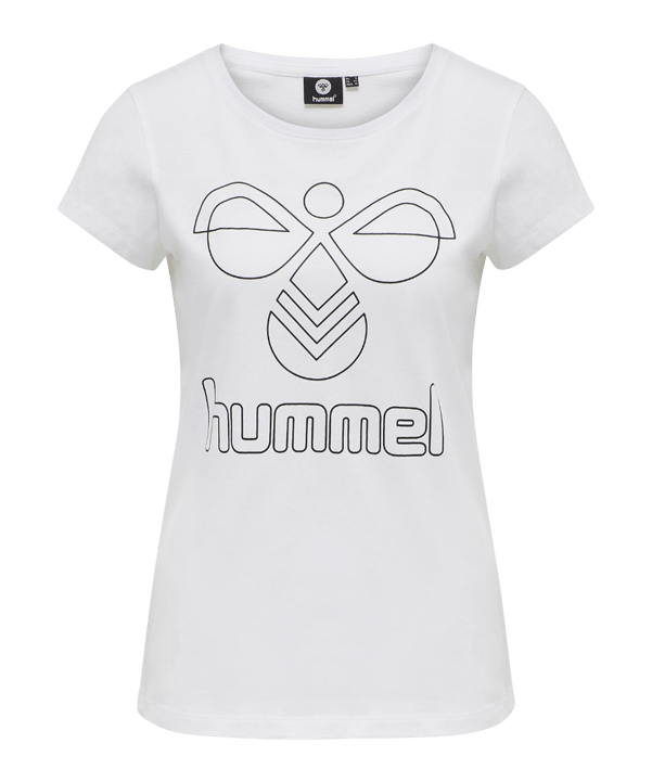 Hummel T-Shirt Damen Weiß F9001 - weiss