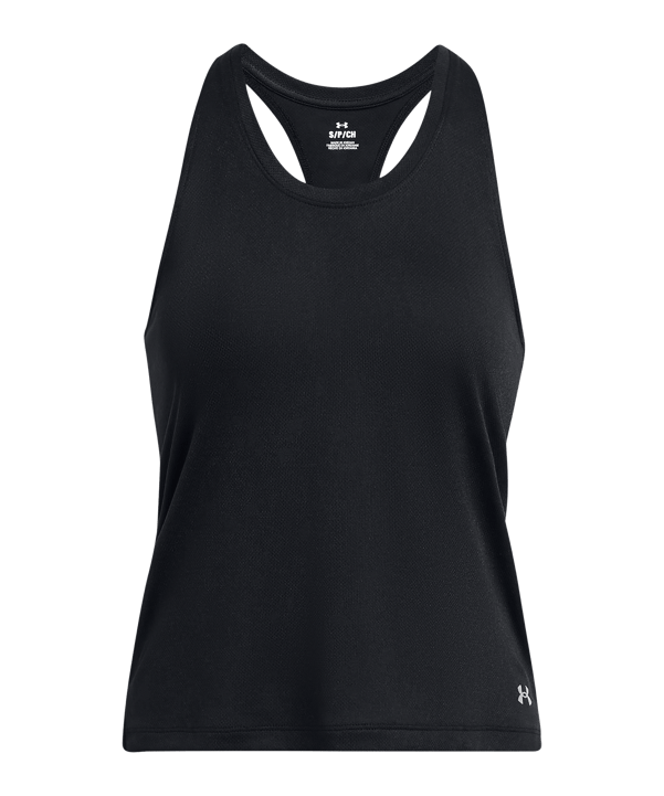 Under Armour Launch Splatter Singlet Damen Schwarz - schwarz