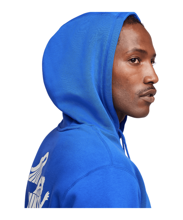 Nike Club Hoody Blau F480 - blau