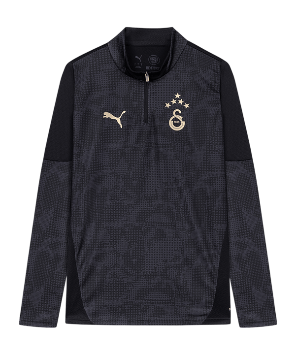 PUMA Galatasaray Istanbul Training 1/4 Zip Sweatshirt Schwarz F10 - schwarz