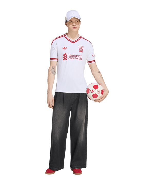 adidas FC Liverpool Trikot Away 2026/2027 Weiß