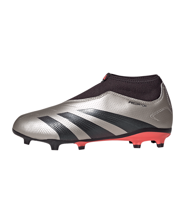 adidas Predator League LL FG Vivid Horizon Kids Grau Pink - grau