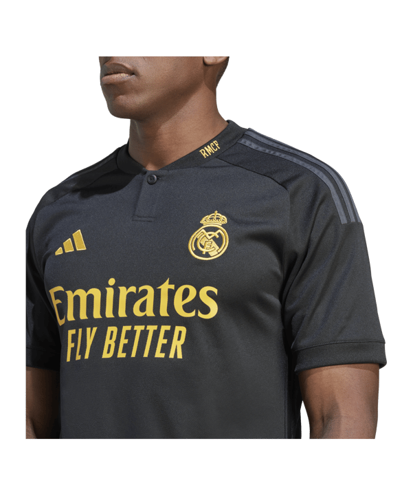 adidas Real Madrid Trikot UCL 2023/2024 Schwarz - schwarz