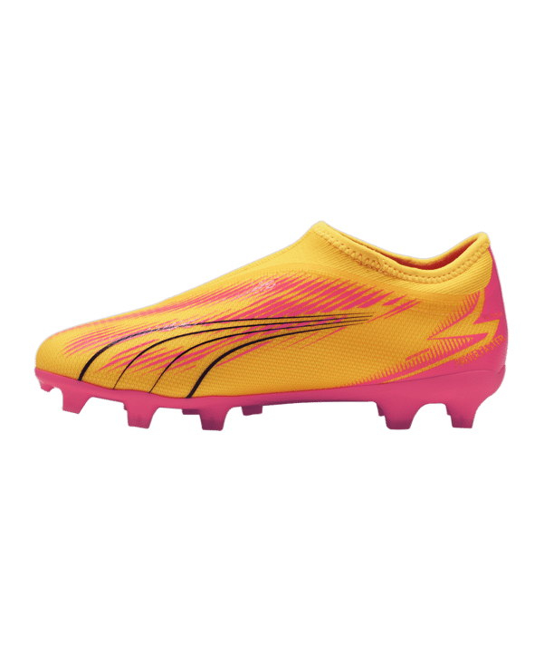PUMA ULTRA Match LL FG/AG Jr Kids The Forever Faster Orange Schwarz F03 - orange
