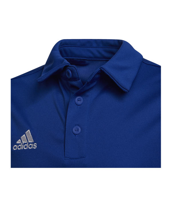 adidas Entrada 22 Poloshirt Kids Blau - blau