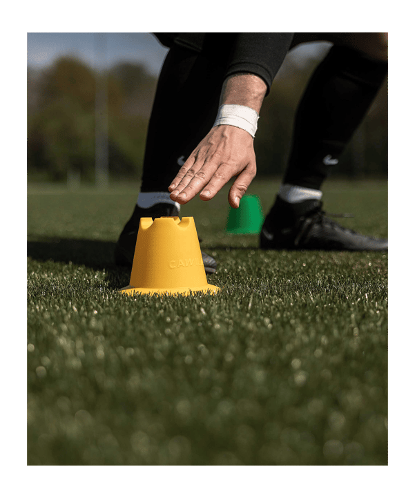 Cawila Mini-Pylone 10er Set Rot - rot