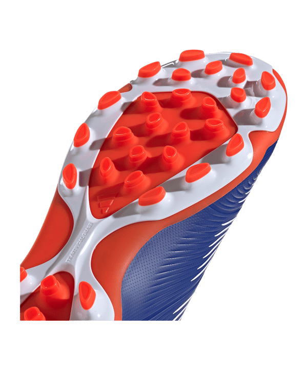 adidas Predator League 2G/3G AG Advancement Blau Weiss - blau