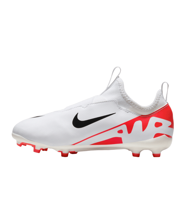 Nike Jr Air Zoom Mercurial Vapor XV Academy FG/MG Ready Kids Rot Weiss Schwarz F600 - rot