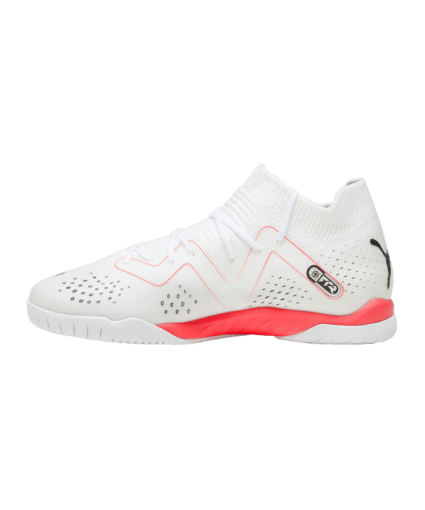 PUMA FUTURE Match+ Mid IT Halle Breakthrough Jr Kids Weiss Rot Schwarz F01 - weiss