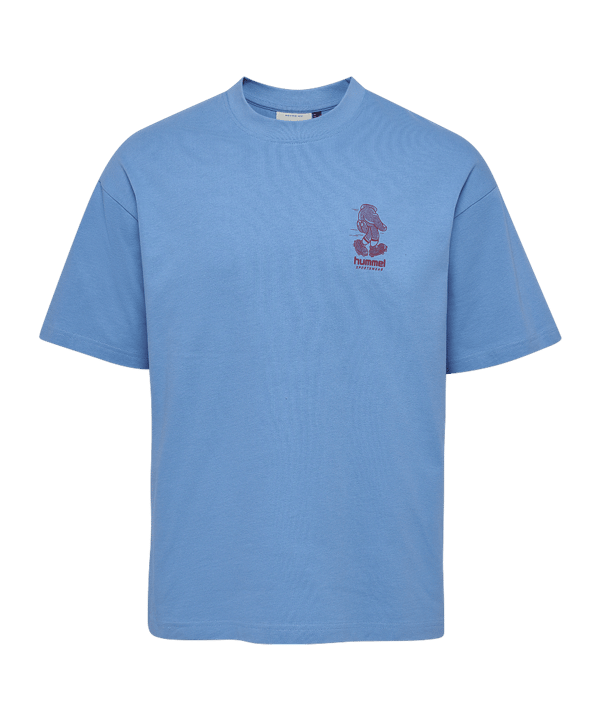 Hummel Loose Bees Stadium T-Shirt Blau F7373 - blau