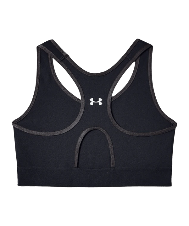 Under Armour Mid Keyhole Sport-BH Damen F001 - schwarz